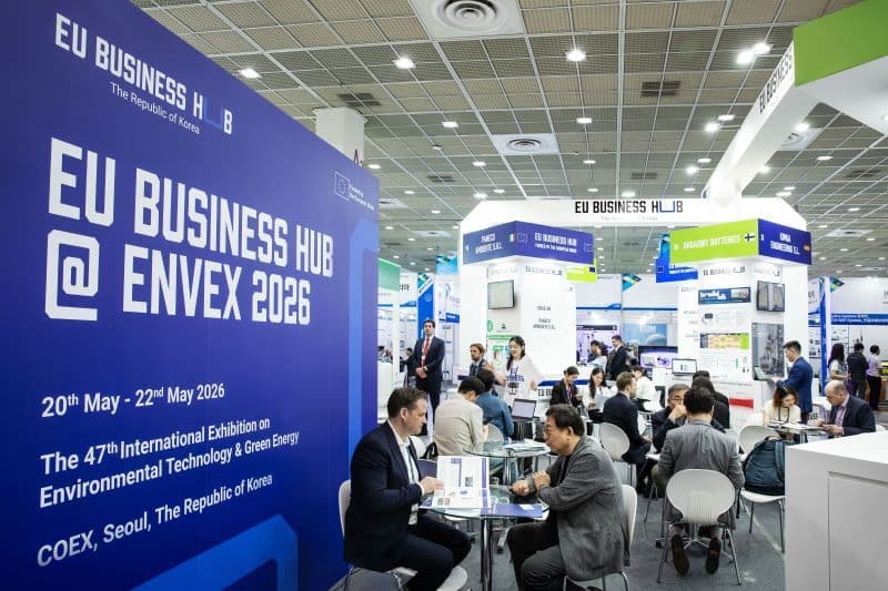 EU 비즈니스 허브 - ENVEX 2026 비즈니스 전시회 현장