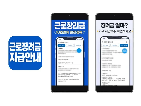 Google Play 스토어 근로장려금 신청 가이드 앱 설명 및 제공 정보
